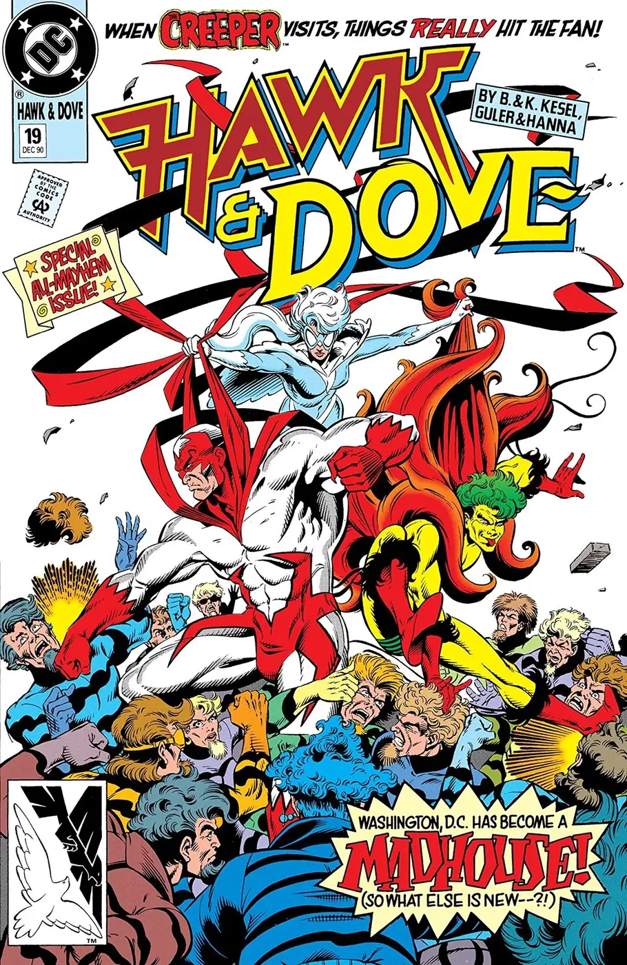 Cover of Hawk and Dove #19