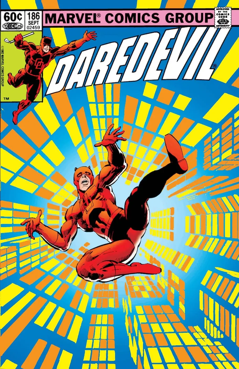 Cover of Daredevil #186