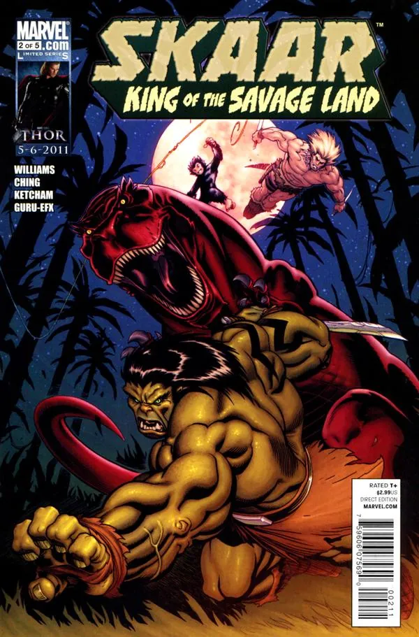 Cover of Skaar: King of the Savage Land #2