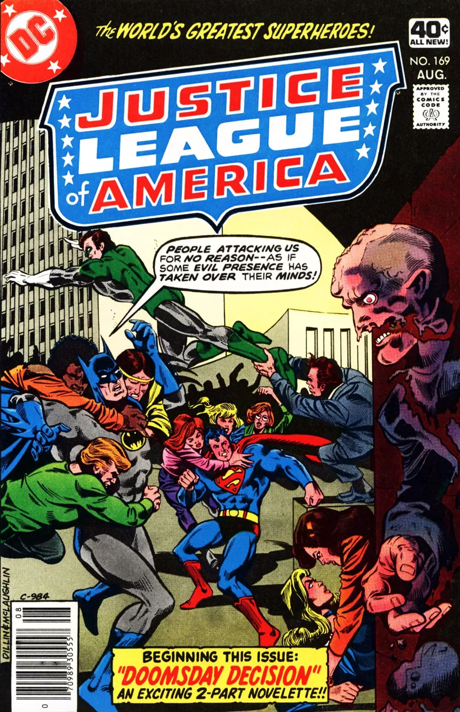 Cover of Justice League of America #169
