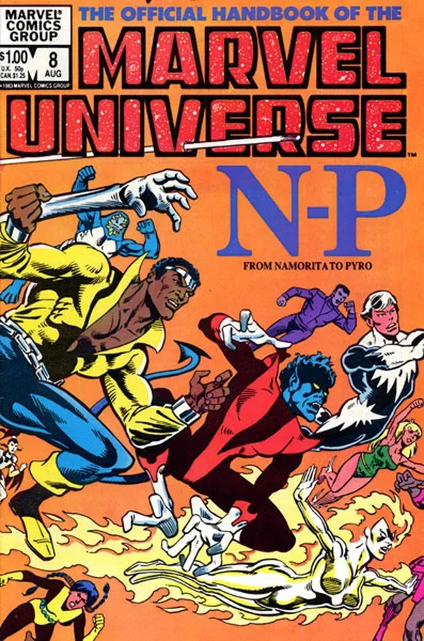 Cover of The Official Handbook of the Marvel Universe #8