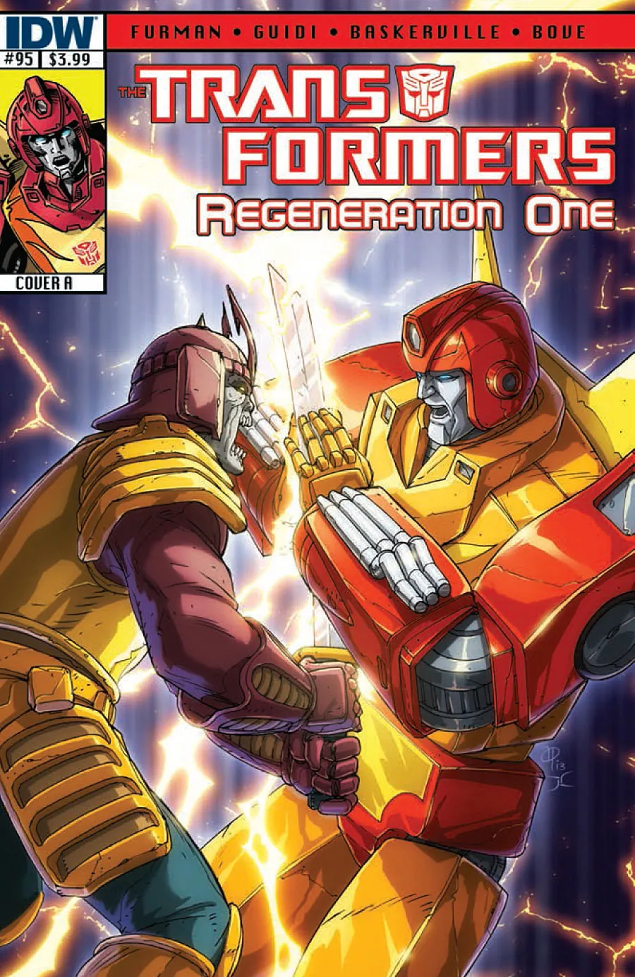 Cover of Transformers: Regeneration One #95
