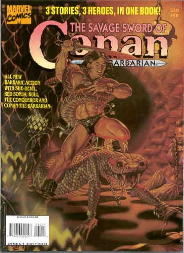 Cover of The Savage Sword of Conan #230
