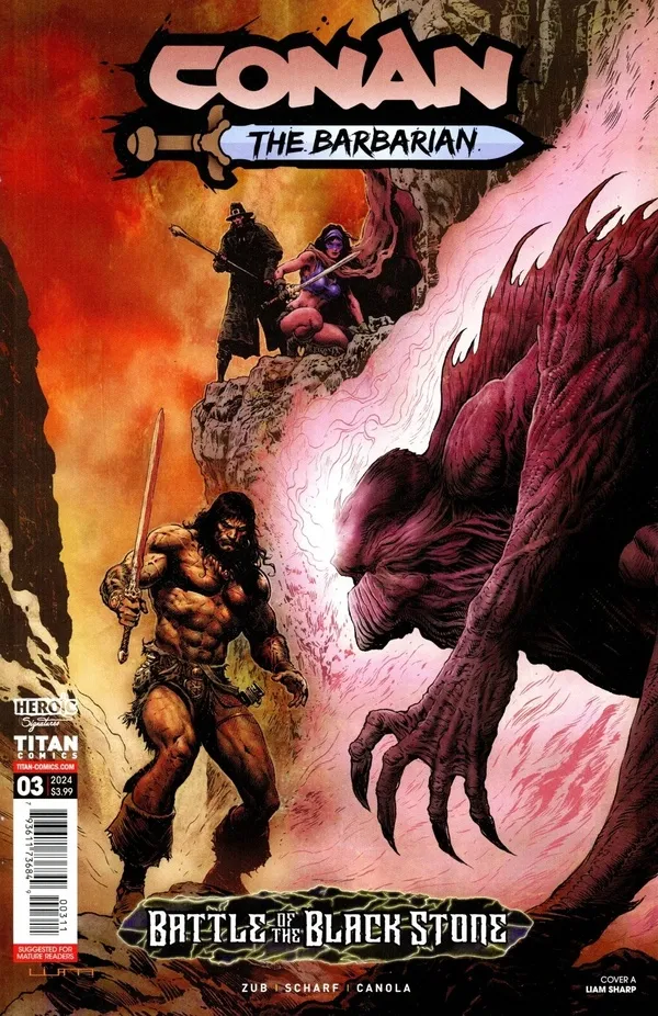 Cover of Conan: Battle of the Black Stone #3