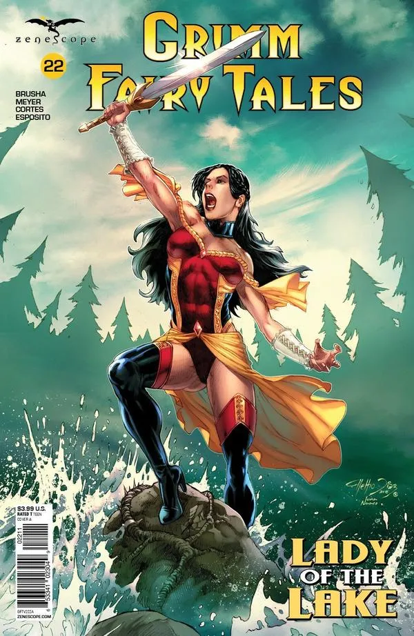 Cover of Grimm Fairy Tales #22