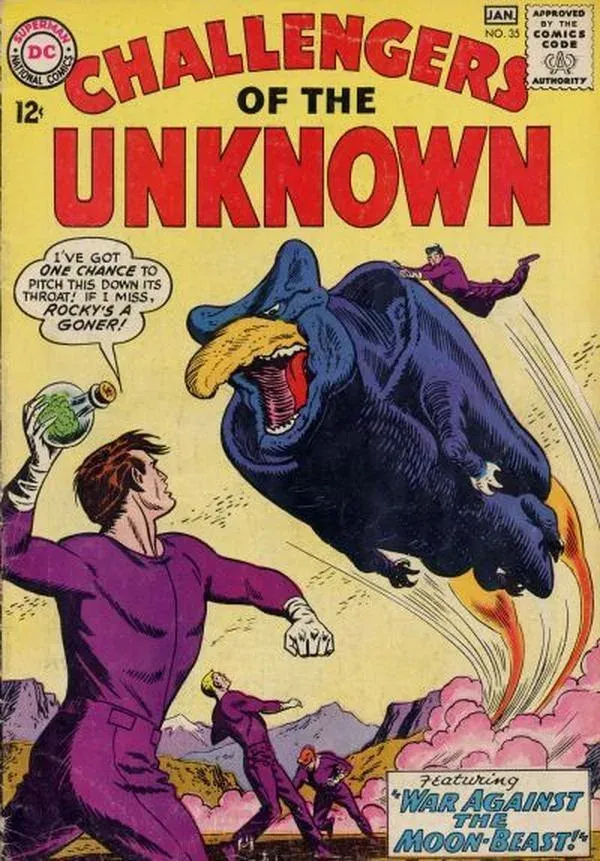 Cover of Challengers of the Unknown #35