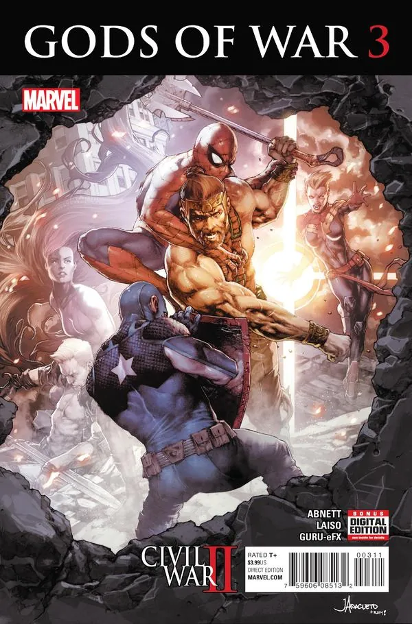 Cover of Civil War II: Gods of War #3