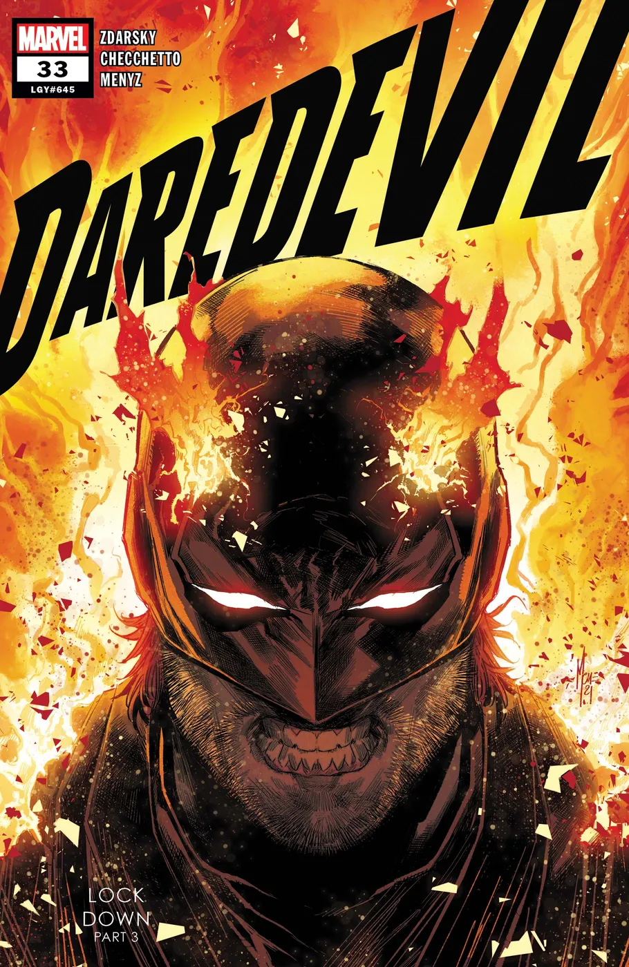 Cover of Daredevil #33 (645)