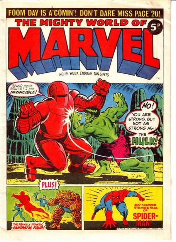 Cover of The Mighty World of Marvel #14