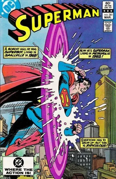 Cover of Superman #381