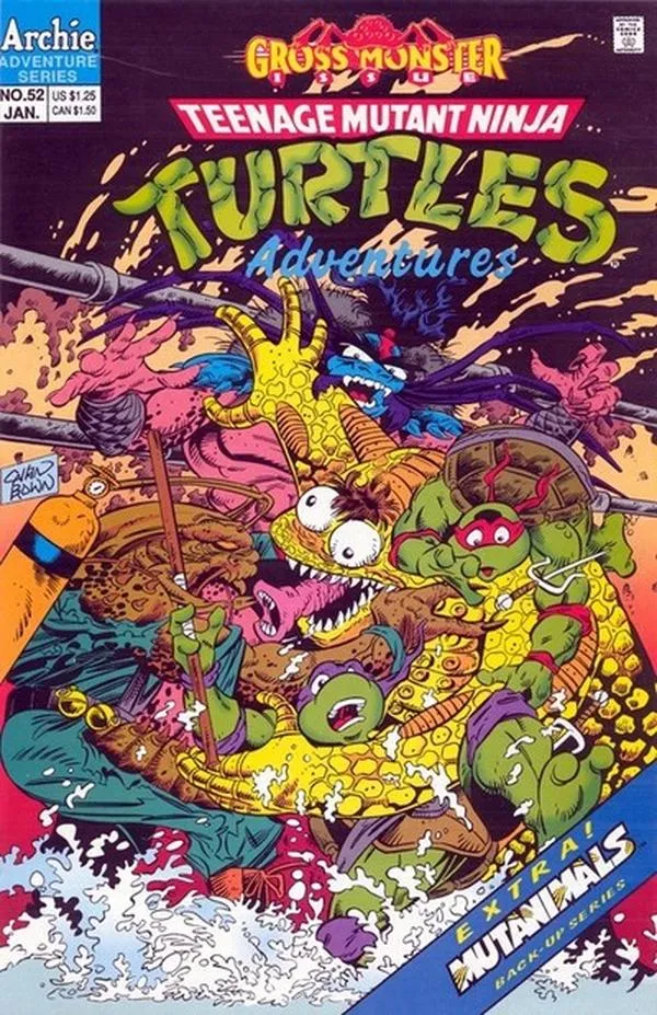 Cover of Teenage Mutant Ninja Turtles Adventures #52