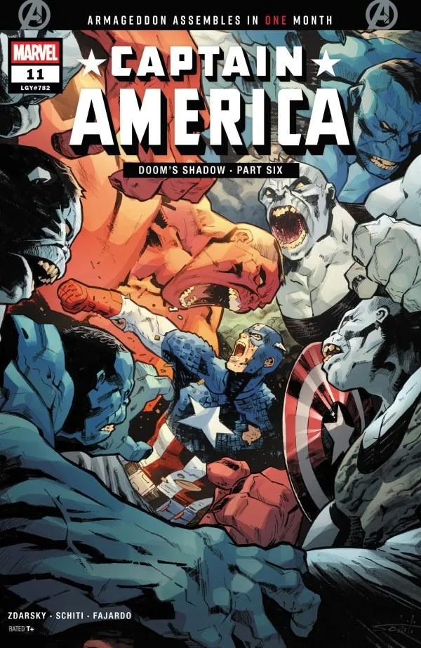 Cover of Captain America #11 (782)