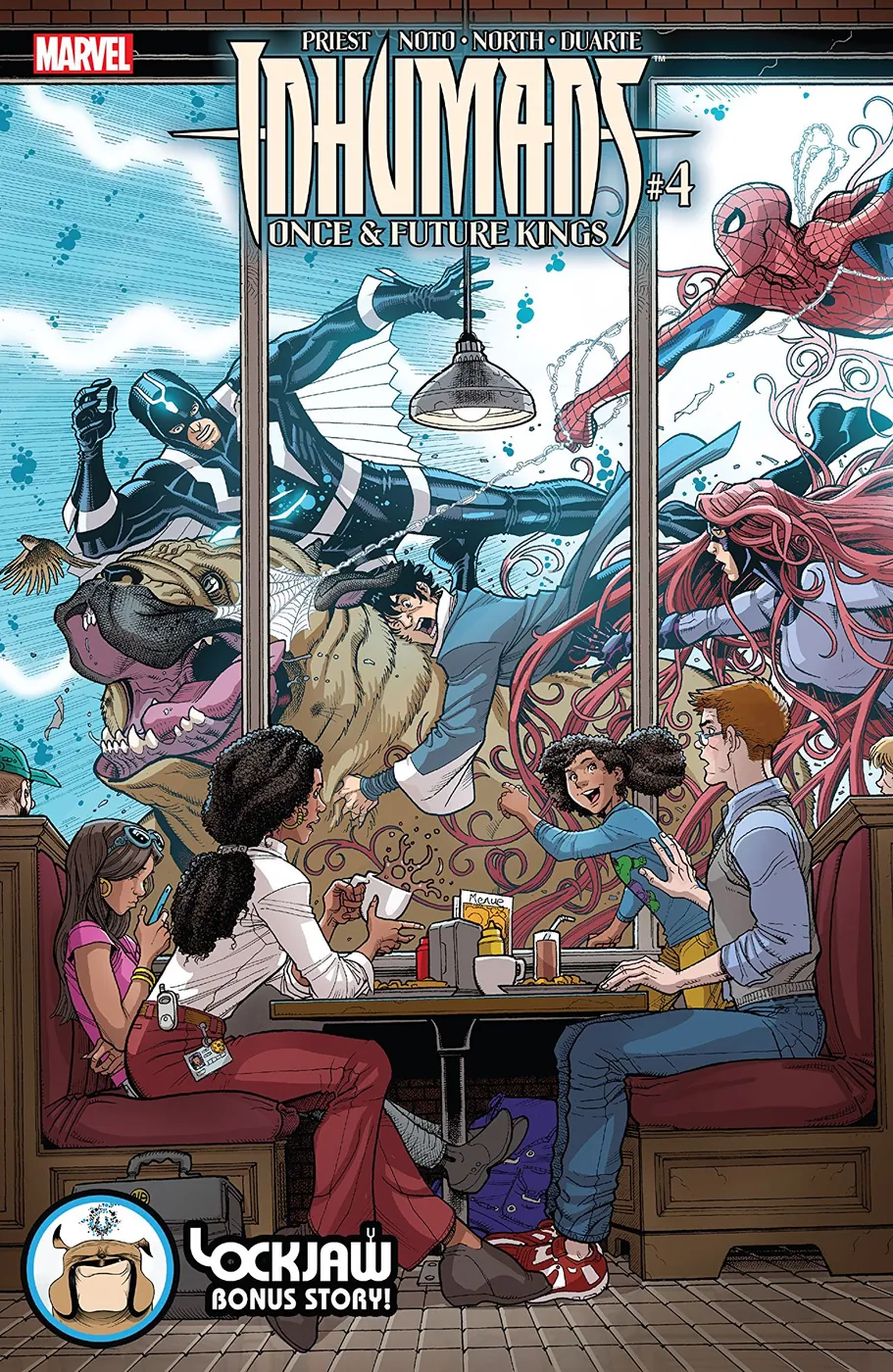 Cover of Inhumans: Once and Future Kings #4