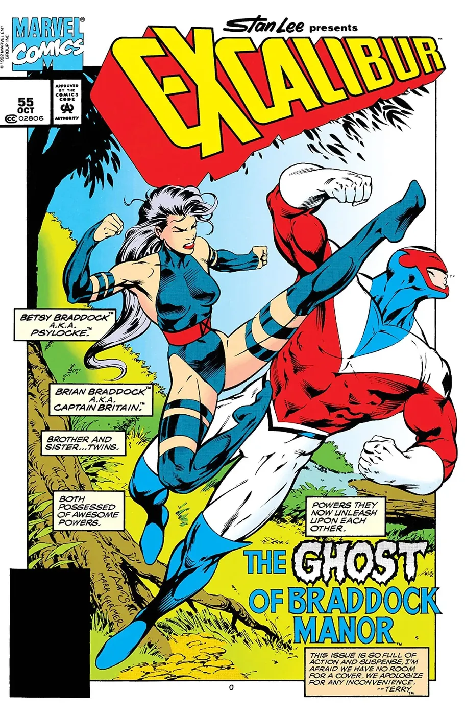 Cover of Excalibur #55