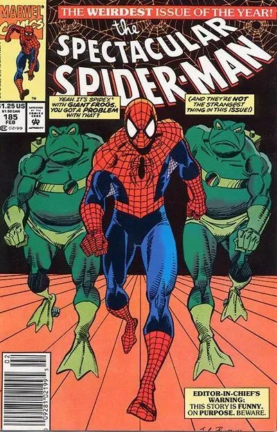 Cover of The Spectacular Spider-Man #185