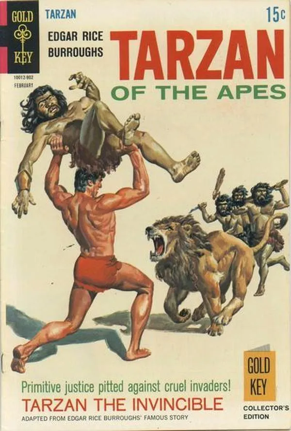 Cover of Edgar Rice Burroughs' Tarzan of the Apes #182