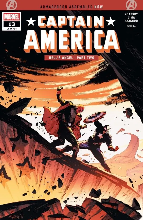 Cover of Captain America #13 (784)