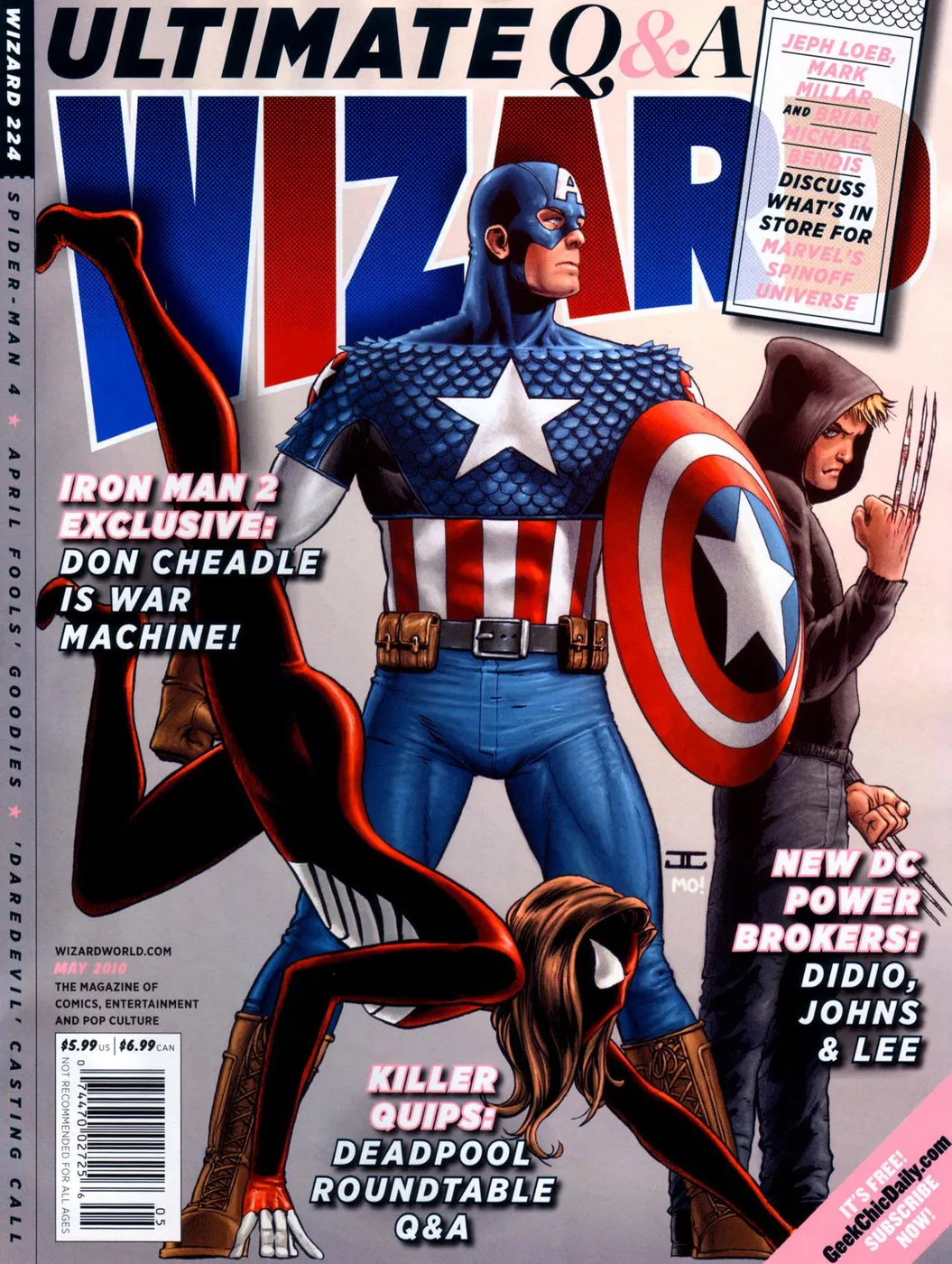 Cover of Wizard: The Comics Magazine #224