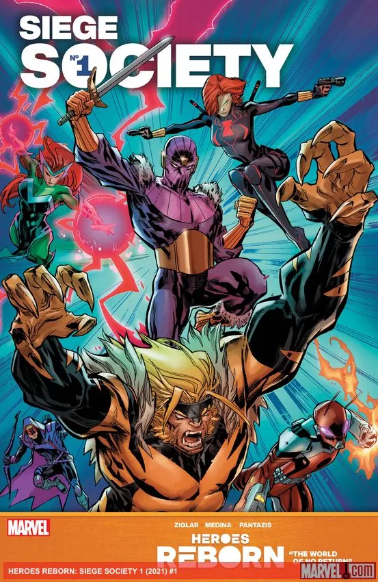 Cover of Heroes Reborn: Siege Society #1