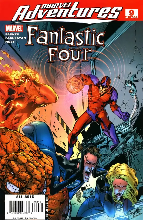 Cover of Marvel Adventures Fantastic Four #9