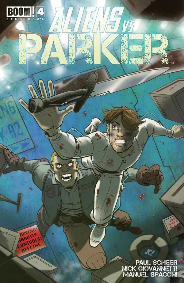 Cover of Aliens vs. Parker #4