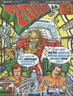 Cover of 2000 AD #33