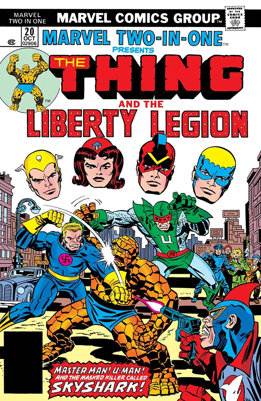 Cover of Marvel Two-in-One #20