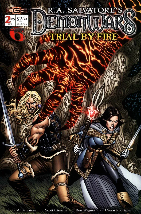Cover of R.A. Salvatore's DemonWars: Trial by Fire #2
