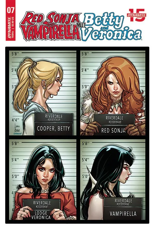 Cover of Red Sonja and Vampirella Meet Betty and Veronica #7
