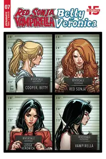 Cover of Red Sonja and Vampirella Meet Betty and Veronica #7