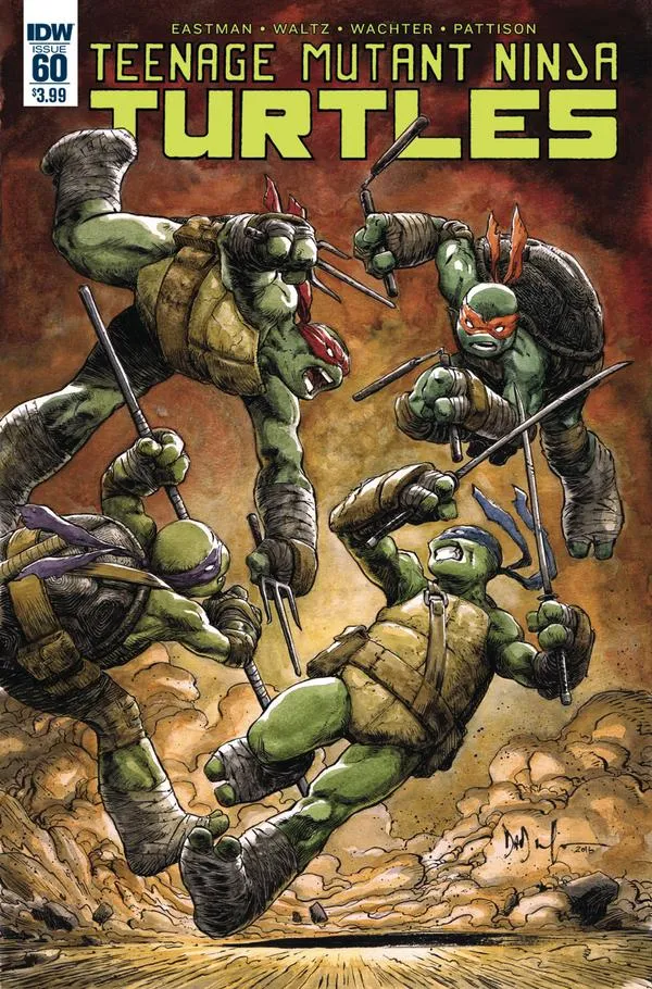 Cover of Teenage Mutant Ninja Turtles #60
