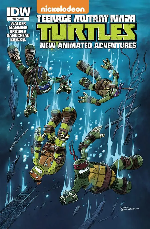 Cover of Teenage Mutant Ninja Turtles New Animated Adventures #18