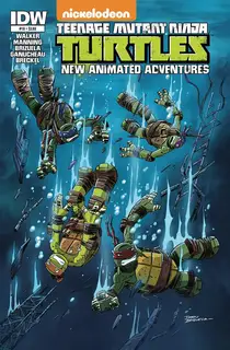 Cover of Teenage Mutant Ninja Turtles New Animated Adventures #18