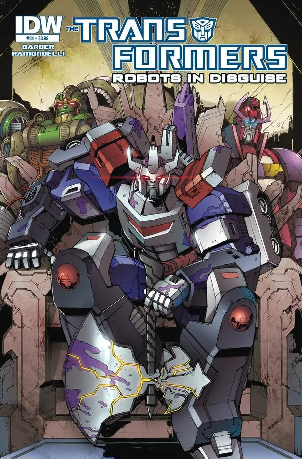 Cover of The Transformers: Robots in Disguise #34