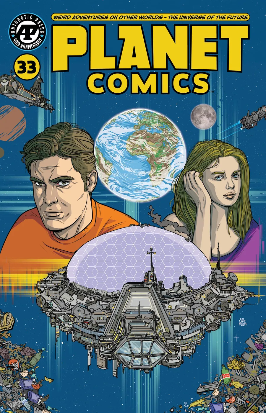 Cover of Planet Comics #1
