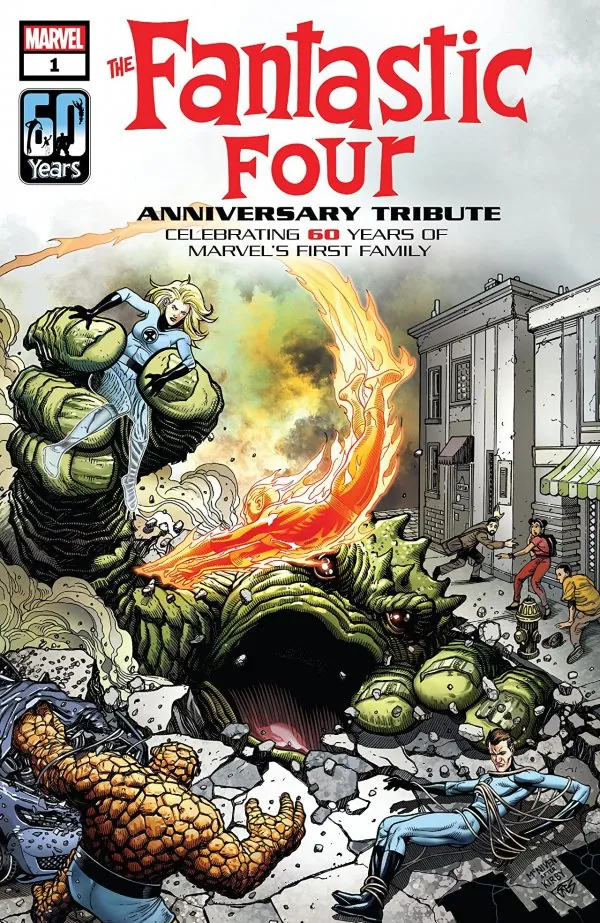 Cover of Fantastic Four Anniversary Tribute #1