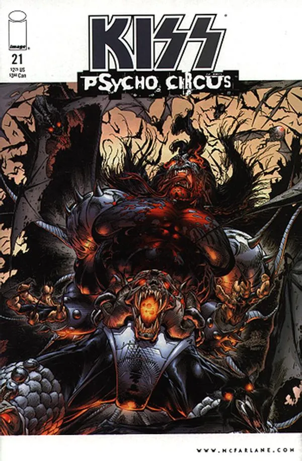 Cover of Kiss: Psycho Circus #21