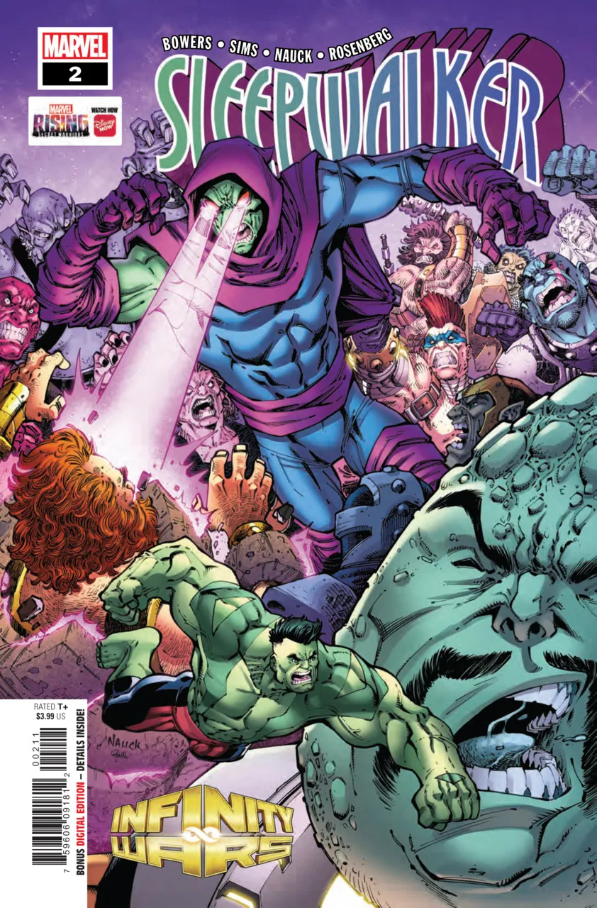 Cover of Infinity Wars: Sleepwalker #2