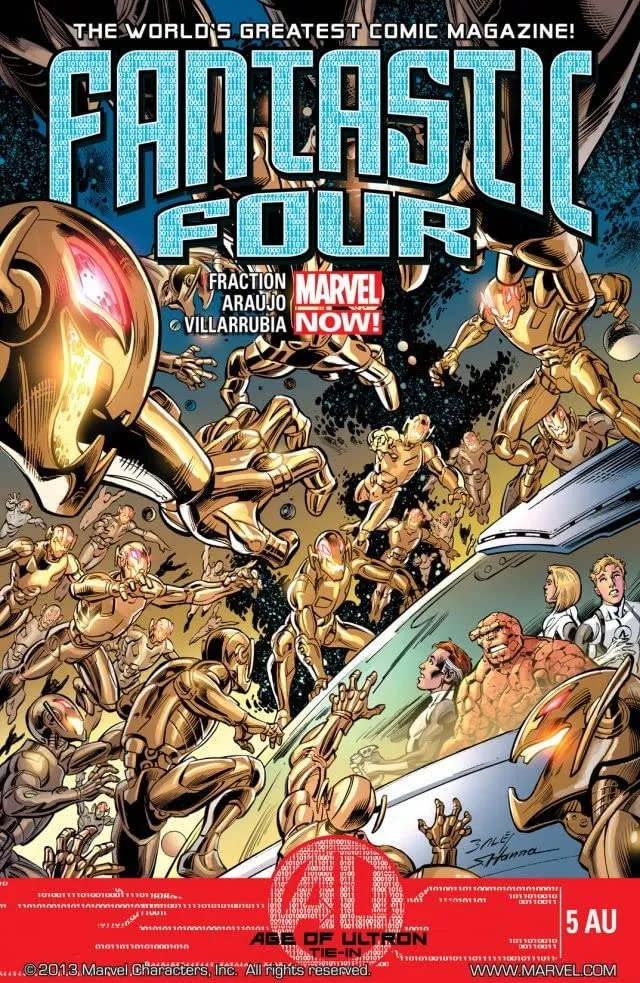 Cover of Fantastic Four #5AU