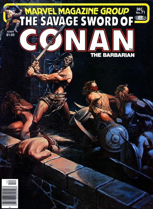 Cover of The Savage Sword of Conan #71