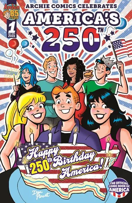 Cover of Archie Comics Celebrates America's 250th #1