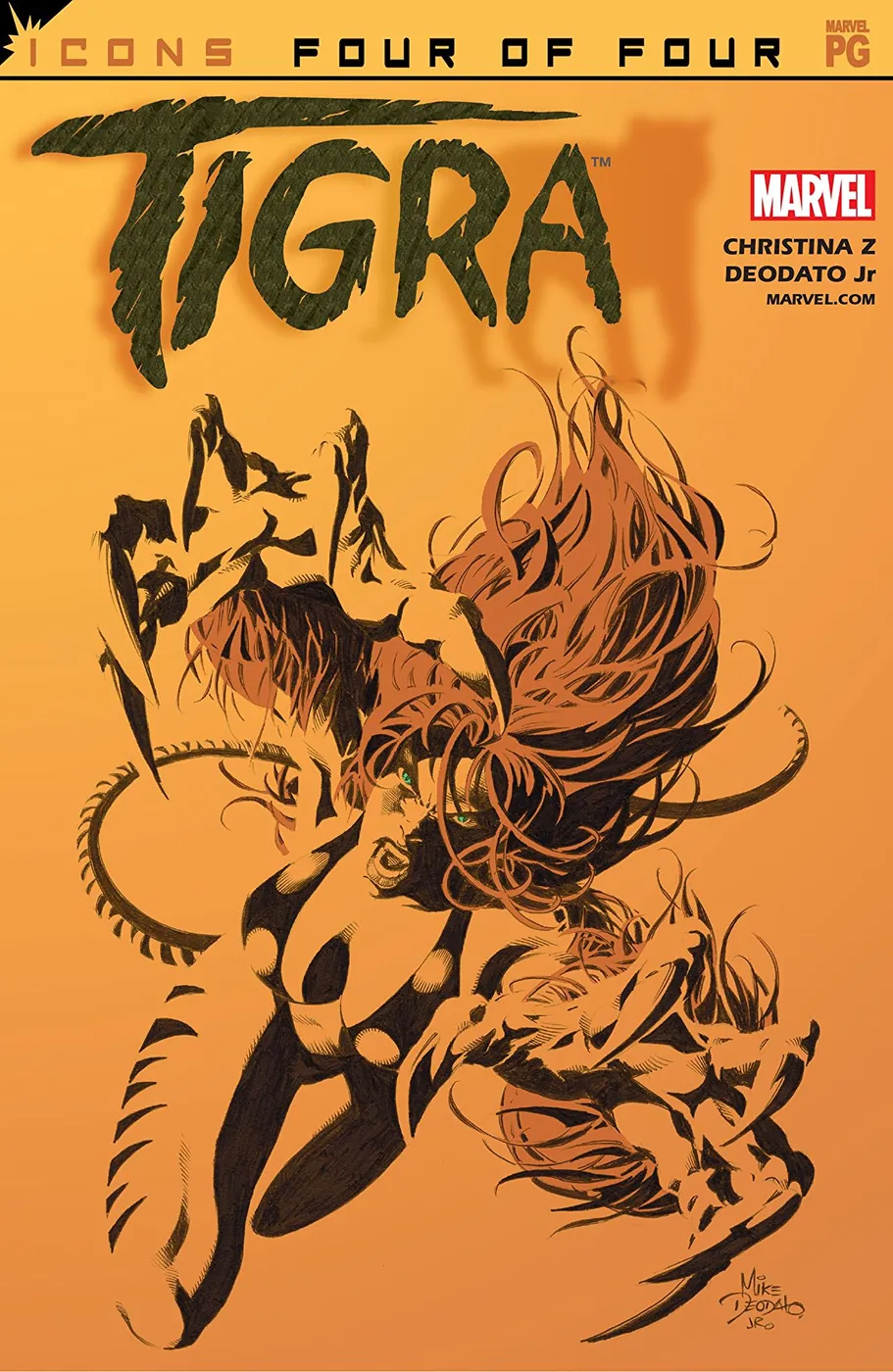 Cover of Tigra #4