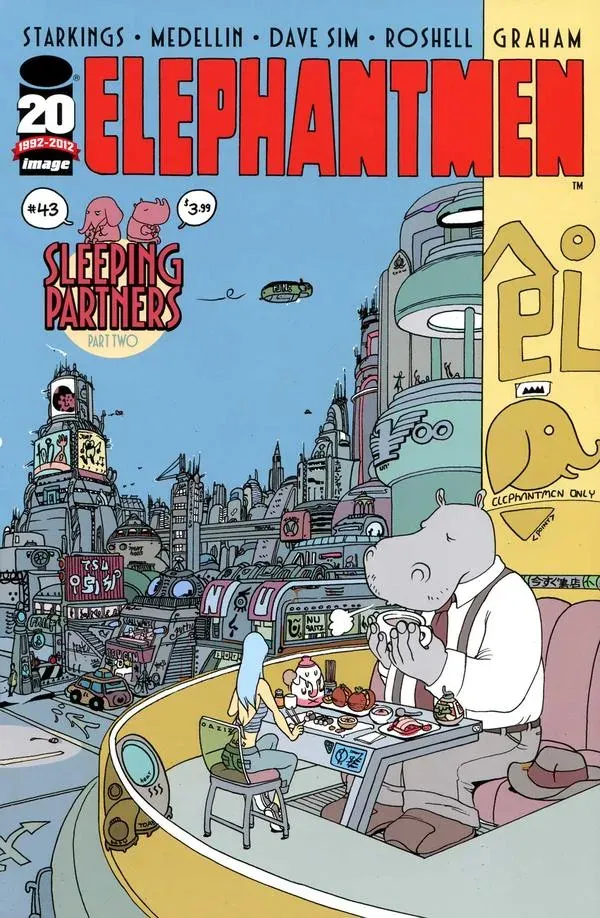 Cover of Elephantmen #43