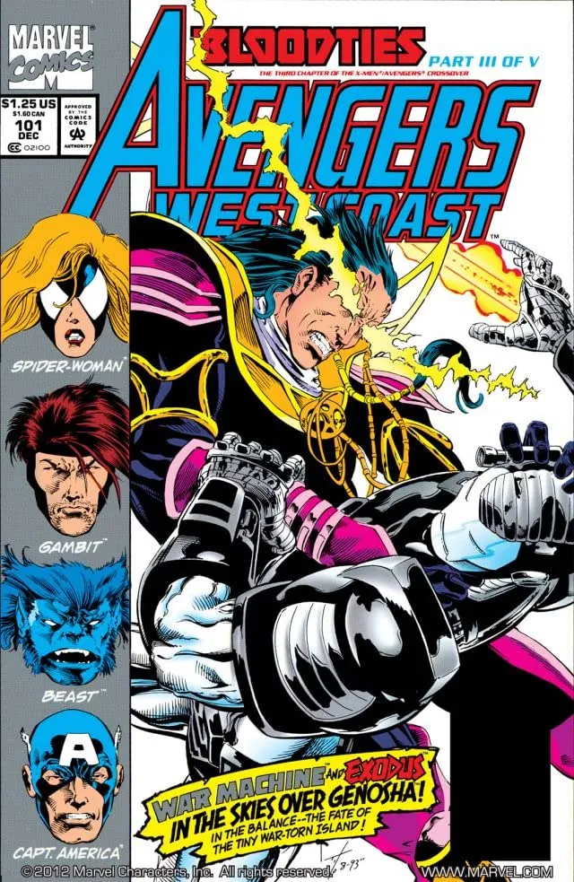 Cover of Avengers West Coast #101