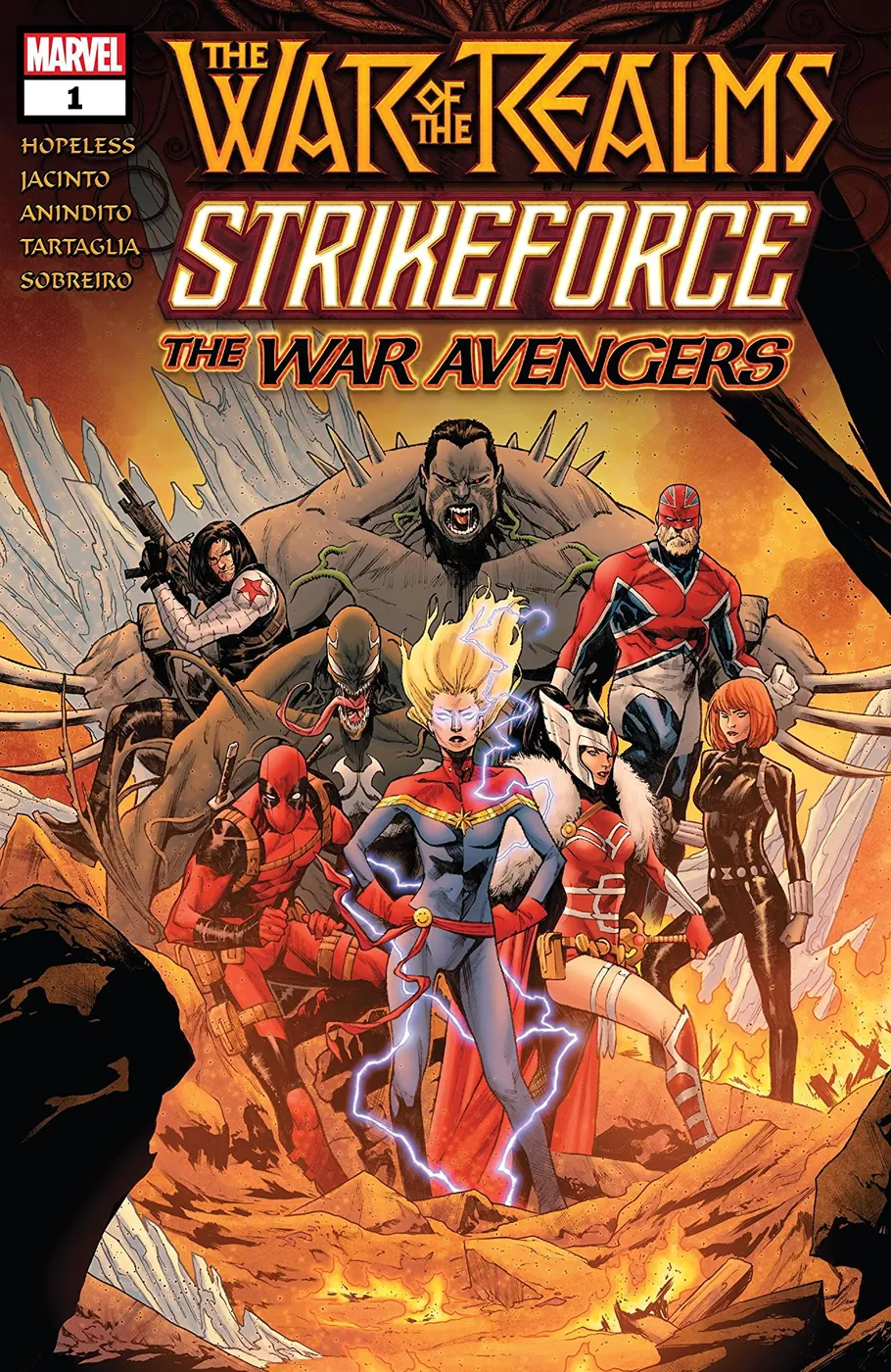 Cover of War of the Realms Strikeforce: The War Avengers #1