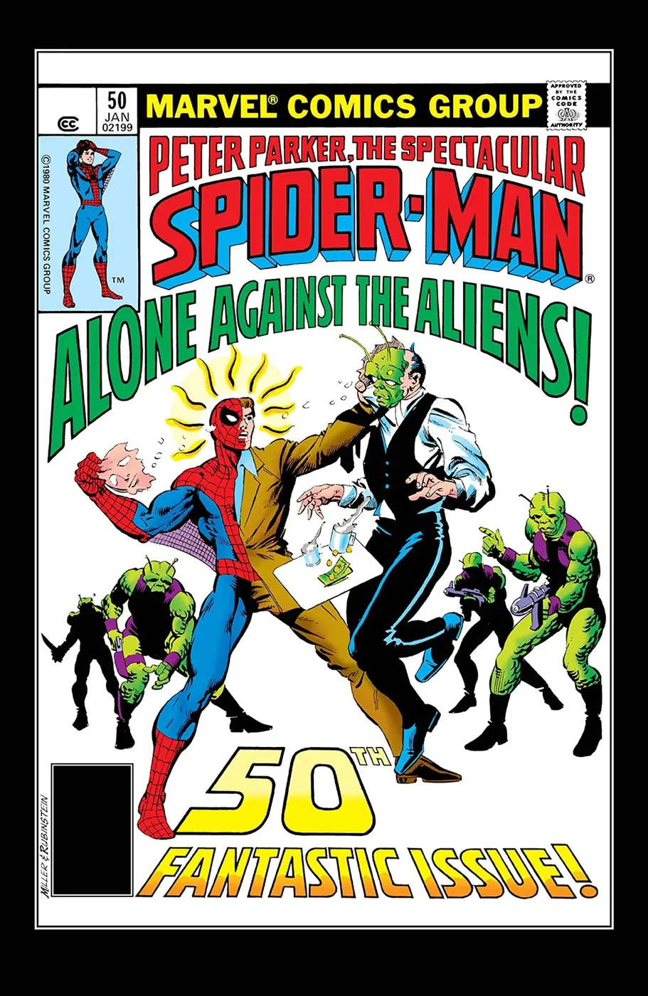Cover of The Spectacular Spider-Man #50