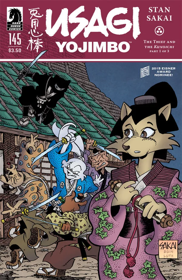Cover of Usagi Yojimbo #145