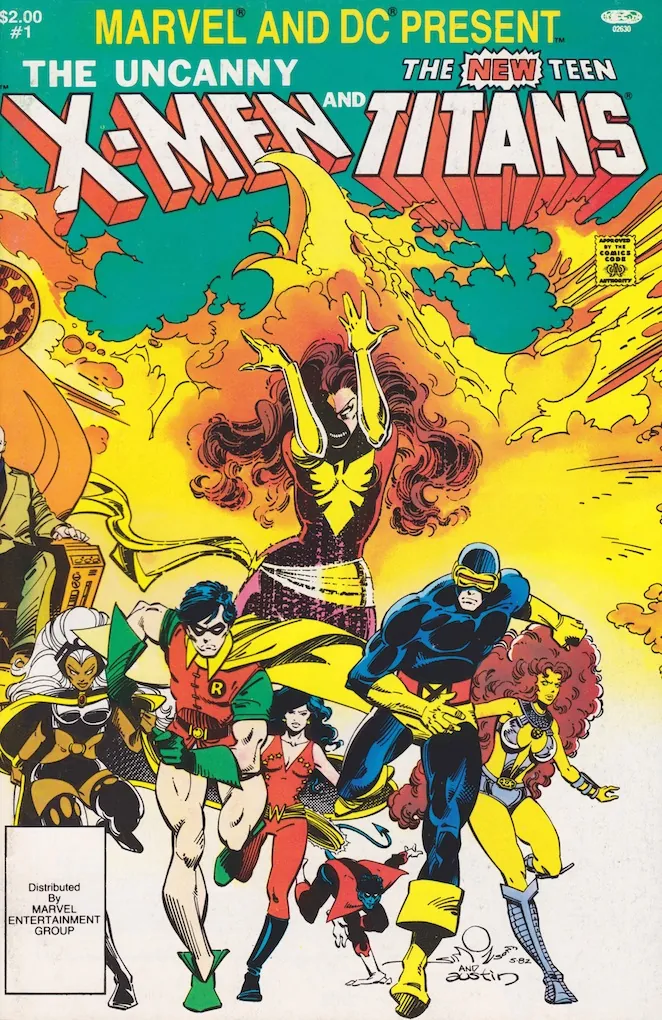 Cover of Marvel and DC Present Featuring the Uncanny X-Men and the New Teen Titans #1