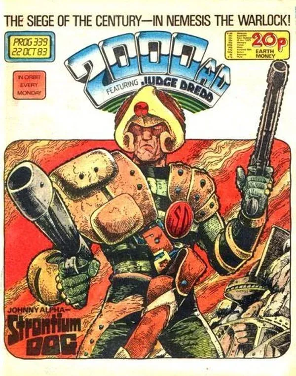 Cover of 2000 AD #339