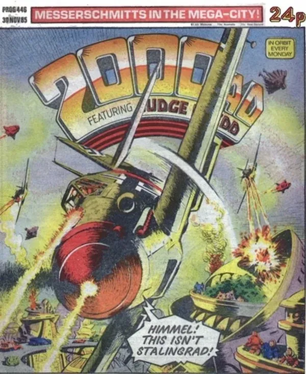 Cover of 2000 AD #446